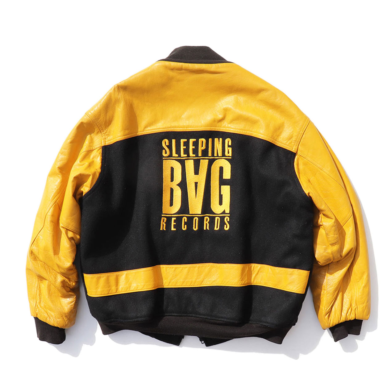 POST JUNK / 80's SLEEPING BAG RECORDS スタジャン レターマンジャケット [L]