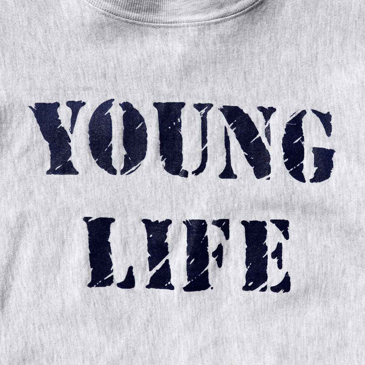 POST JUNK / 80's CHAMPION “YOUNG LIFE” Reverse Weave Made In