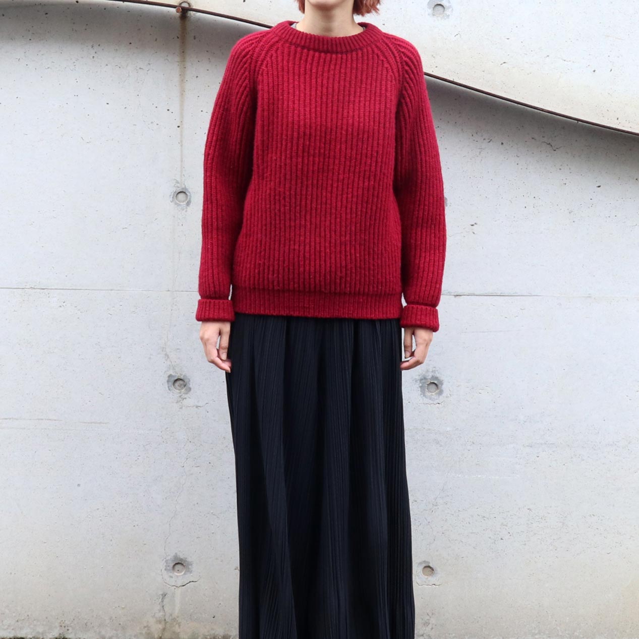 POST JUNK / 80’s EDDIE BAUER イングランド製 ローゲージウールニット [M]